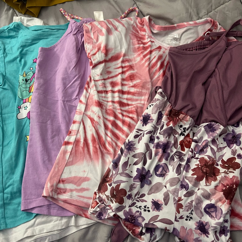 Collection of girls tops, size 7